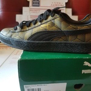 Puma Basket Classic Metallic Wn's Black